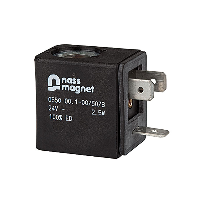 Solenoid coil 24 V DC, for switch valve (3/2-way valve)