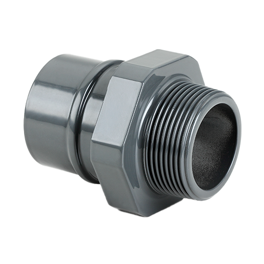 AIRpipe adapter with outside thread BSPT, DN80-2"1/2"