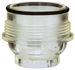 Transparent sieve cup for press. reg. potable water, R 1/2, R 3/4