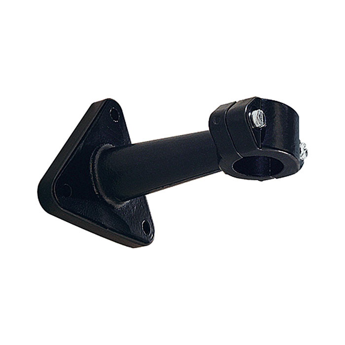 Measurement device holder, Extension 160, black painted aluminium