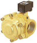 2/2-way solenoid valve, NC, pilot operated, 24 V DC, Rp 1 1/2