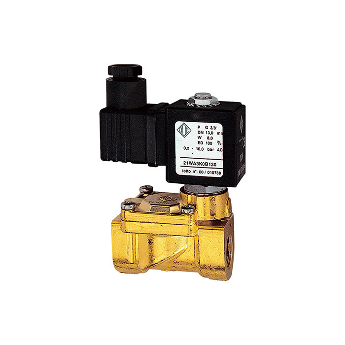 2/2-sol.valve,NC,pilot oper.,230-240V,50-60Hz,FKM,G3/8,0.2-16bar