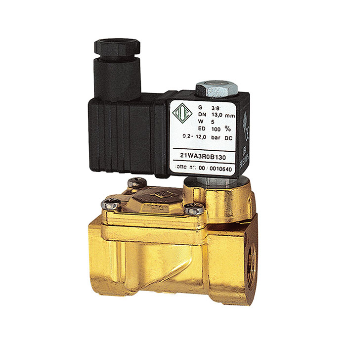 2/2-solenoid valve,NC,pilot operat., 24V DC,5W,FKM,G1/2,0.2-16bar