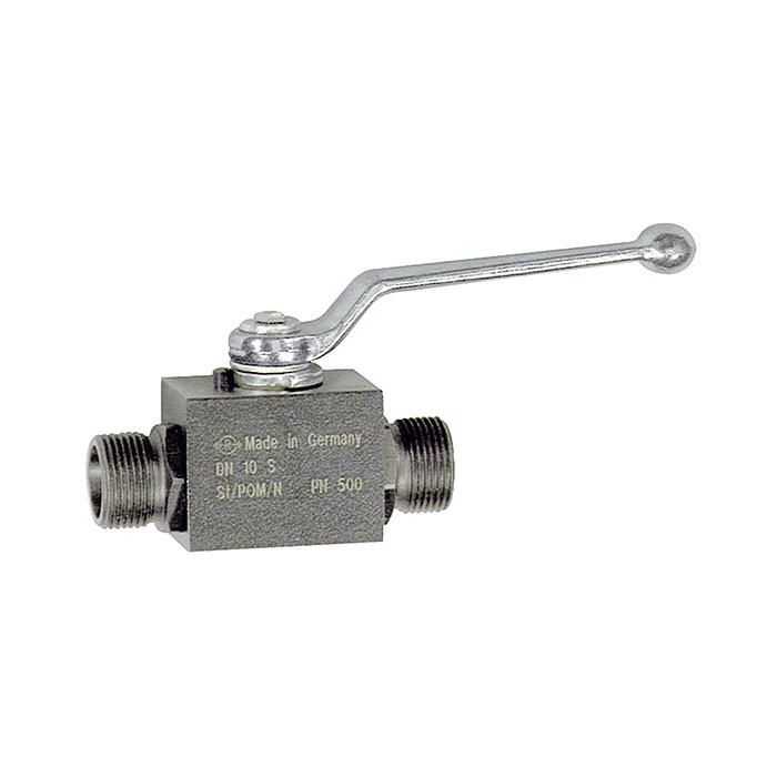 Ball valve, High pressure design, Heavy-duty series, M24x1.5