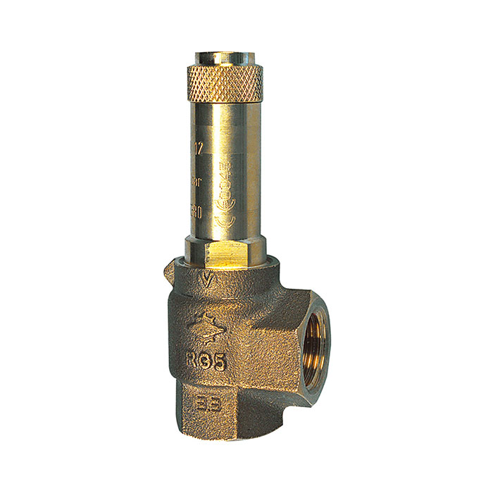 Corner safety valve, G 1/2, Trigger pressure 0.8 bar