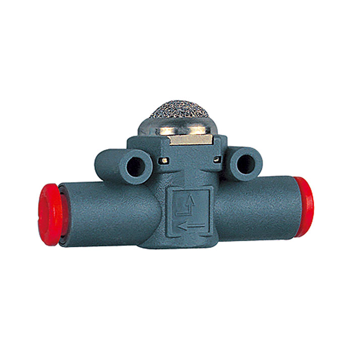 Quick relief valve »lineonline«, with silencer, for hose Ø 8 mm