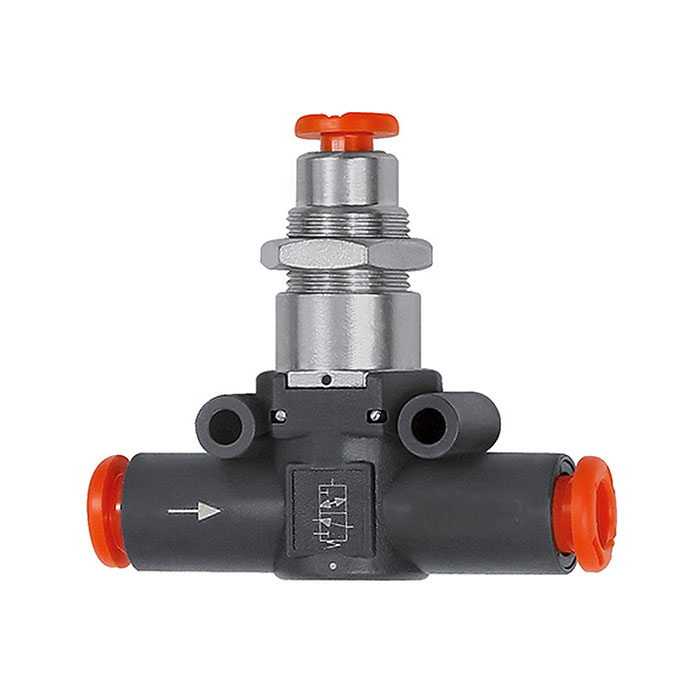 3/2-way valve, pneumatically »lineonline«, NC, hose-hose, hose Ø6