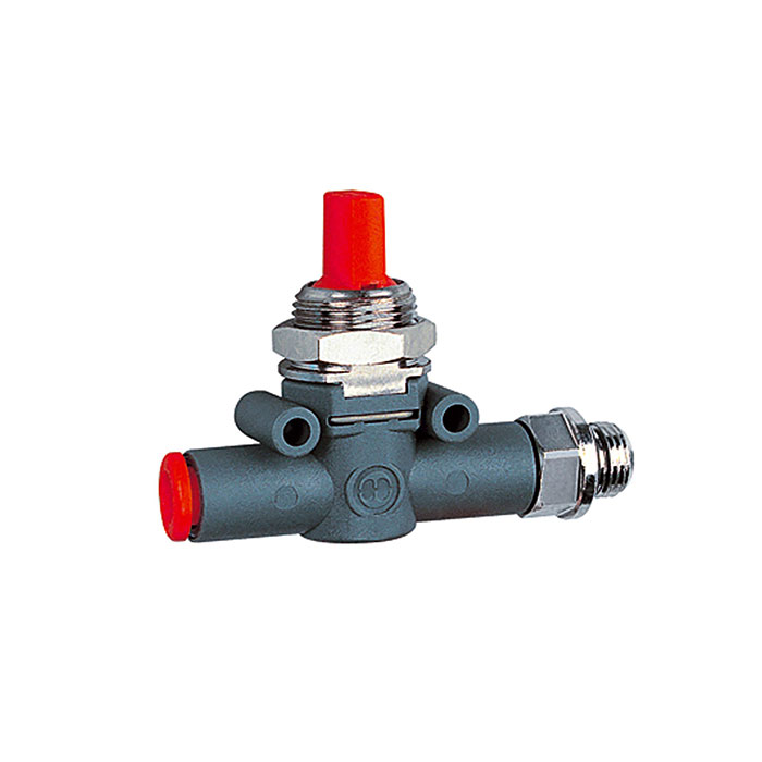 Blocking valve, Hose (inlet) - thread (outlet), G 1/4, hose 6