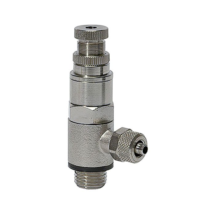 Compact pressure regulator, Quick connector for hose 5/3, G 1/8