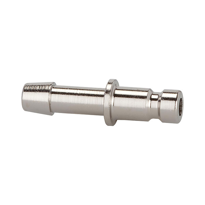 Plug-in connector for I.D. 2.7 nickel-plated brass, Sleeve I.D. 4