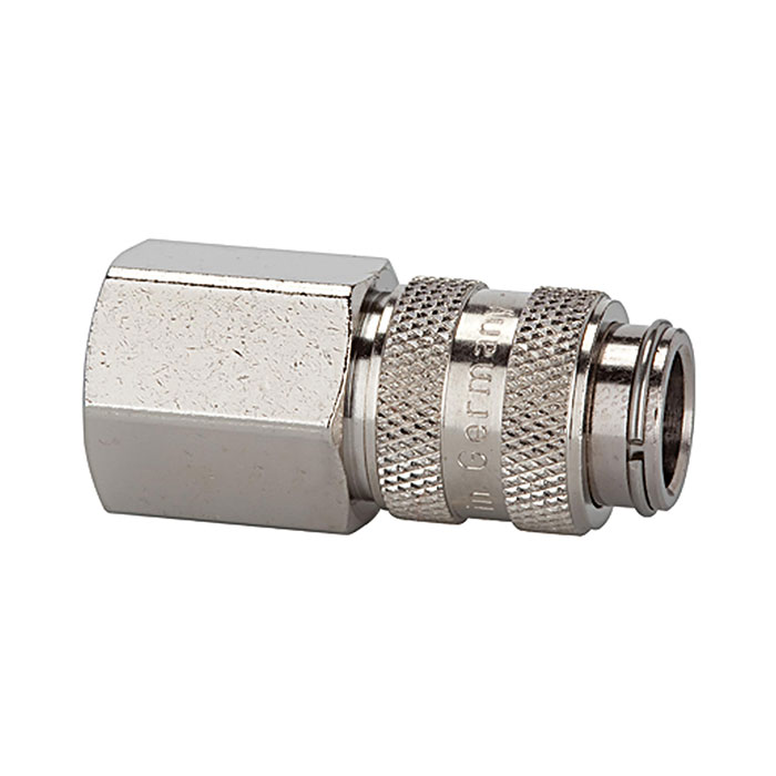 Quick-connect coupling I.D. 5 nickel-plated brass, G 3/8 IT