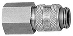 Quick-connect coupling I.D. 5, St. steel 1.4305, G 1/8 IT