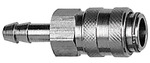 Quick-connect coupling I.D. 5, St. steel 1.4305, Sleeve I.D. 6