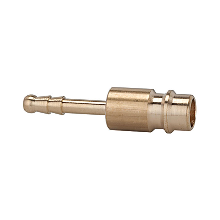 Plug-in connector for I.D. 7.2-7.8, bright brass, Sleeve I.D. 10