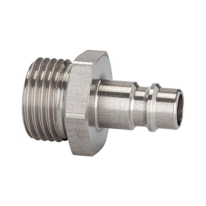 Nipple for I.D. 7.2 - 7.8, Stainless steel 1.4305, G 3/8 ET