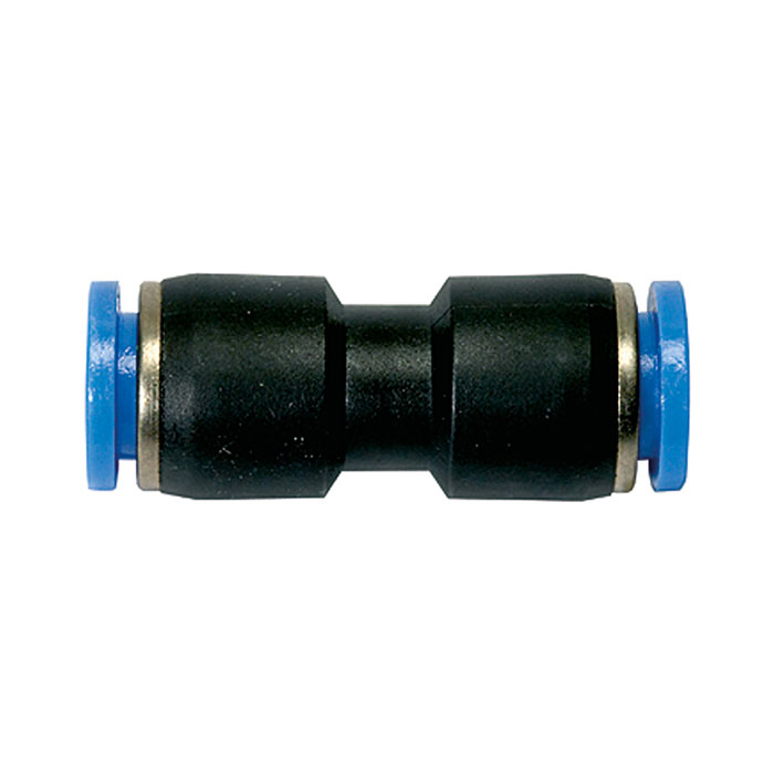 Straight push-in connector »Blue Series«, for hose exterior Ø 4