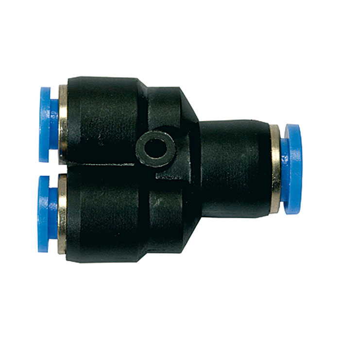 Push-in Y-connector »Blue Series«, reducing, hose ext. Ø 1x6/2x4