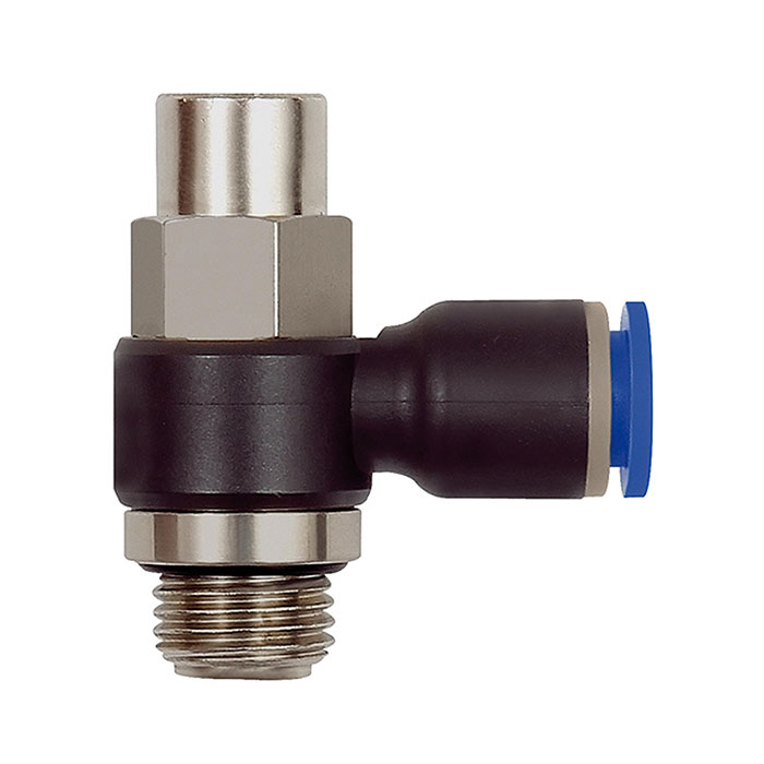 Throttle check valve »Blue Series«, Discharge throttle, G 1/4 o.