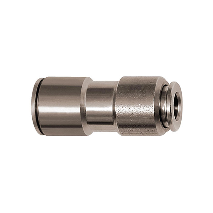 Straight push-in connector, reducing, for hose exterior Ø 8/6 mm