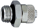 Straight screw-in fitting, with O-ring, M5 o., for hose 6/4