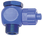 Angled fitting, rotating, G 1/4, for hose 6/4 mm, POM