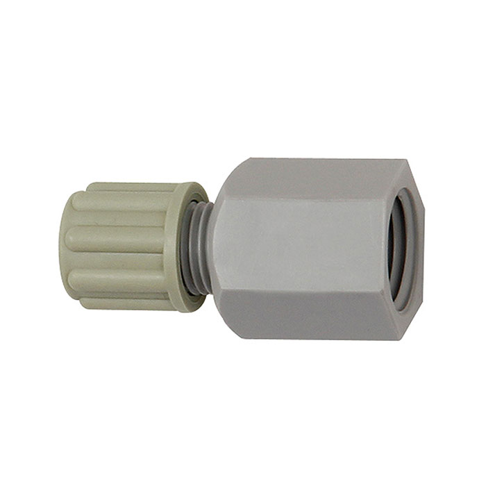 Straight screw-on fitting G 1/8 i., for hose 4/6 mm, AF 14, PA