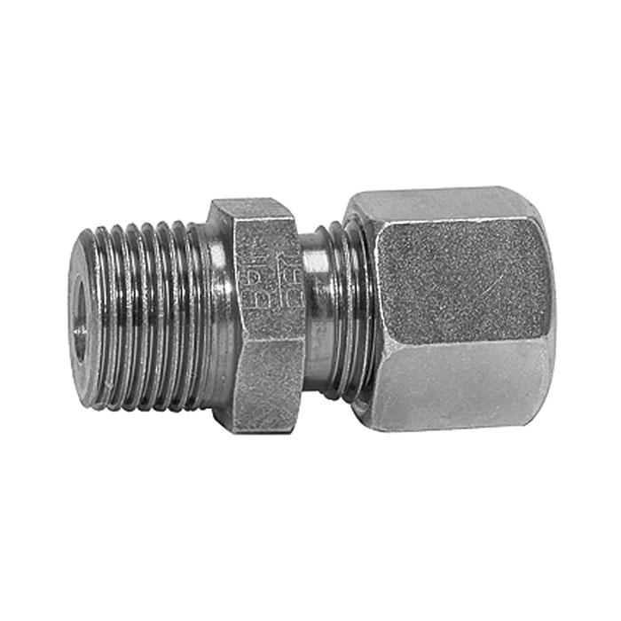 Straight screw-in fitting, R 1/2 o., Pipe exterior Ø 18 mm