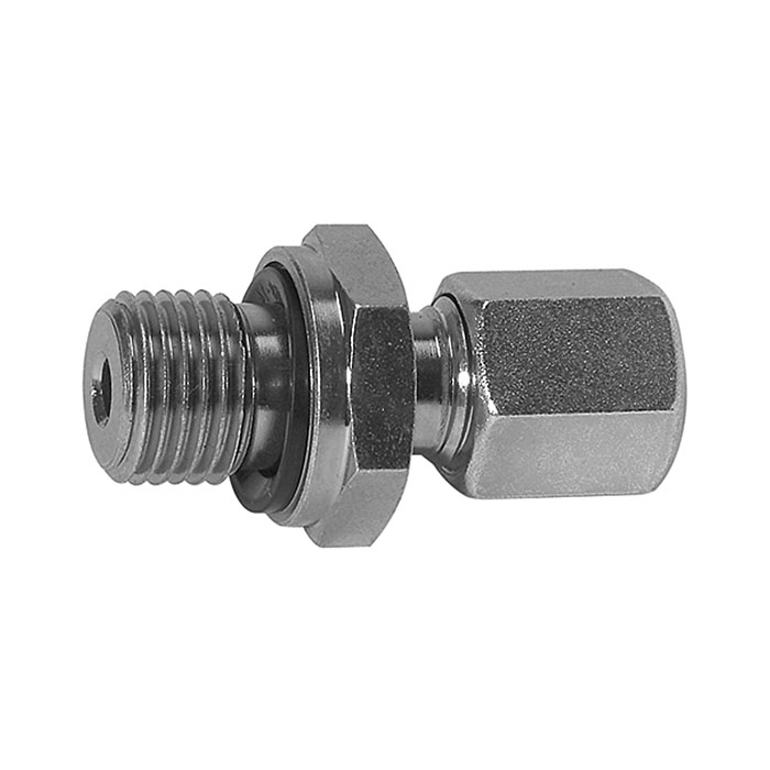 Straight screw-in fitting, G 1/8 o., Pipe exterior Ø 8 mm