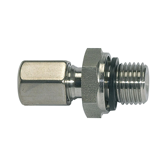 Straight screw-in fitting, G 1/4, Pipe exterior Ø 8