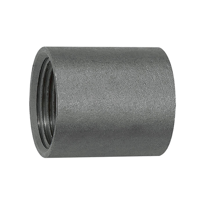 Weld-on coupler 16, Continuous thread, Rp 1, Length 43 mm