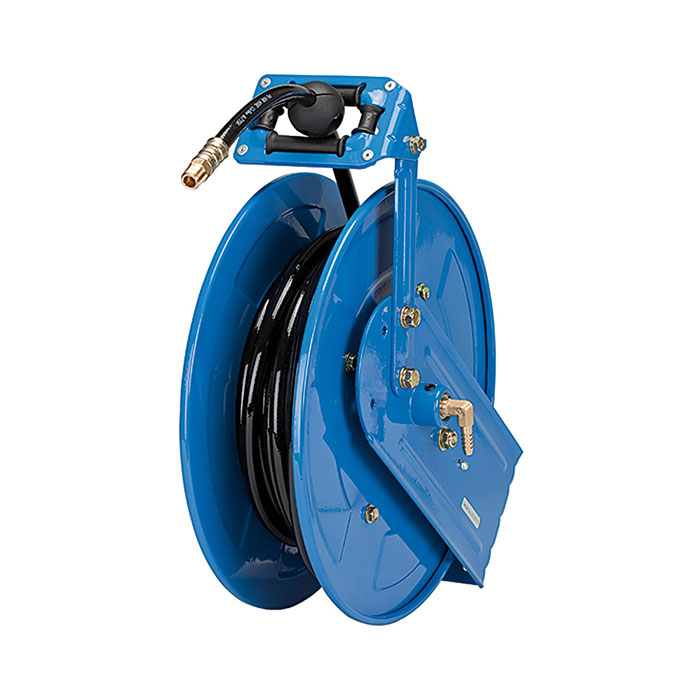 Hose reel for compressed air / water, PU hose ø 10x6.5, 20 m