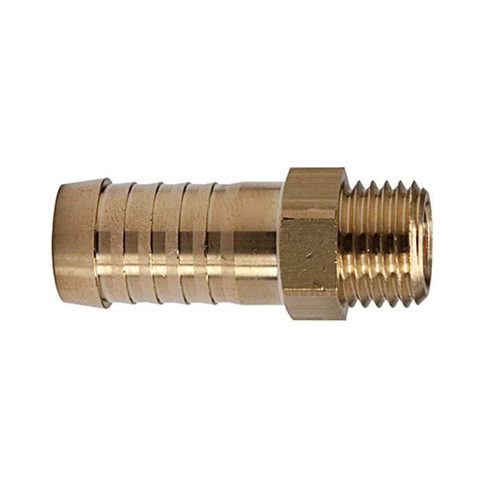 Screw-in connector, Brass, M16x1.5 ET, Hose connection 13 mm