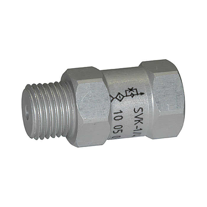 Flow valve, ET top, Aluminium, Ball seat valve