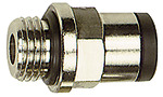 Straight push-in fitting »click-clock« G 1/2 o., hose ext. Ø 12