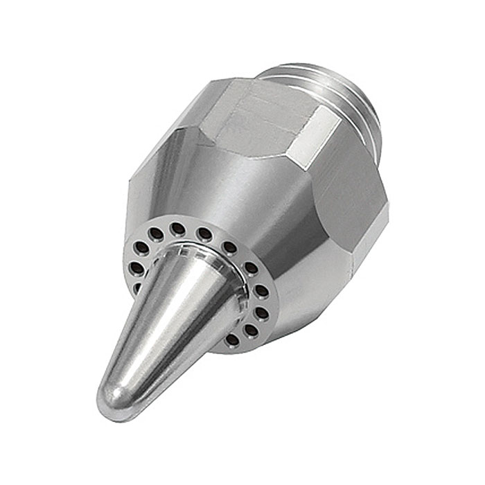 Low noise round nozzle, 1/2 - 27 UNS, Nozzles-exterior Ø 13 mm