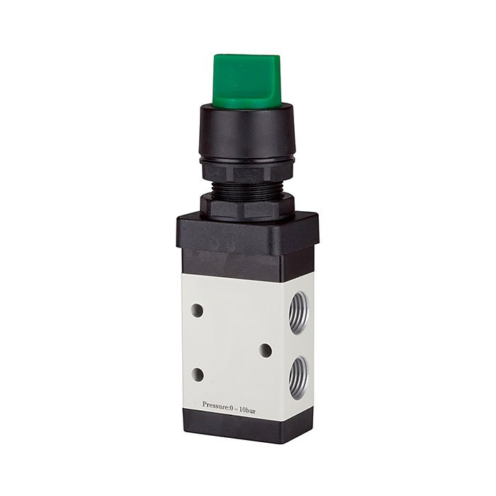 3/2-way valve, manual »M3« Rotating handle, NC, monostable, G 1/4