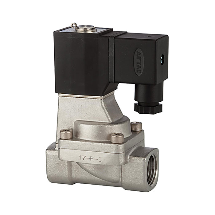 2/2-way solenoid valve NC, pilot operated, 24 V DC, G 1/2