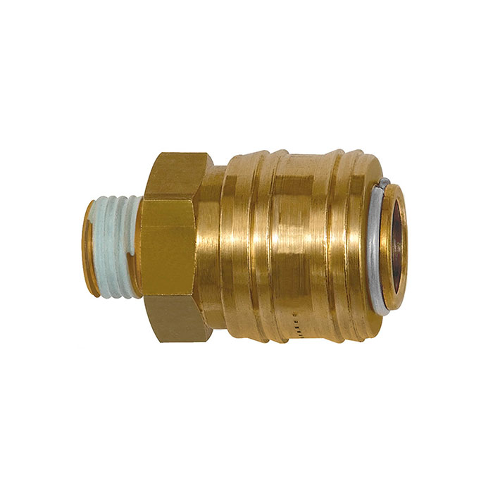 Quick-connect coupling I.D. 7.2, G 3/8 ET, Thread coating