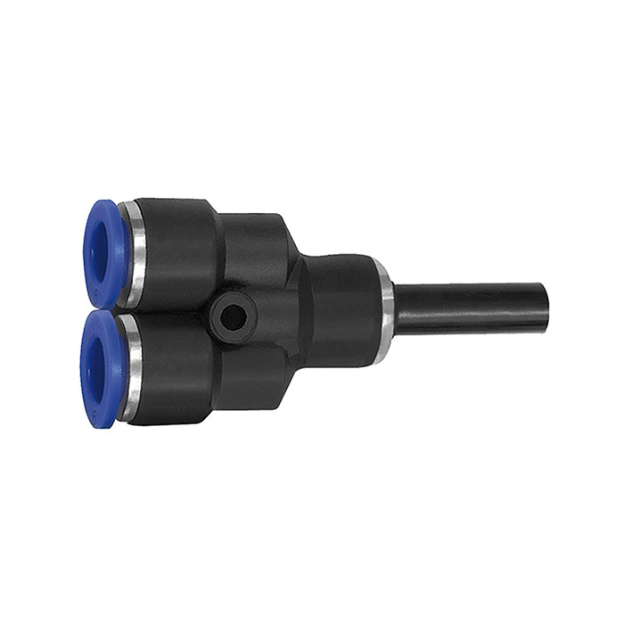 Push-in Y-connector, Plug nipple »Blue Series«, hose/plug Ø 12