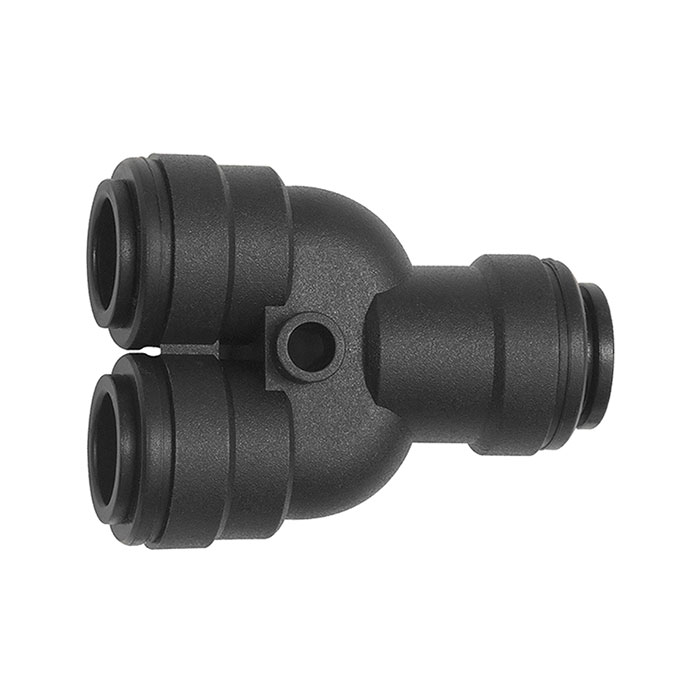 Y-connection POM, for hose exterior Ø 6 mm