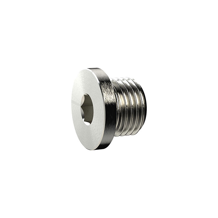 Locking screw, Hexagonal socket and flange, G 1/8