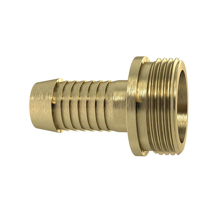 1/3 Tube fitting G3/4x13 taper seat with collar heavy-duty Brass