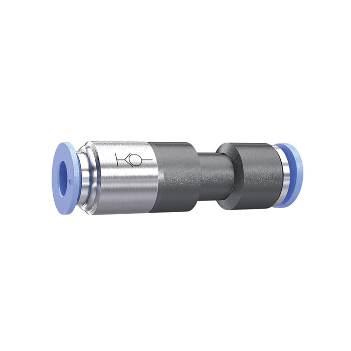 Straight push-in connector »Blue Series«, Self-locking, hose Ø 10