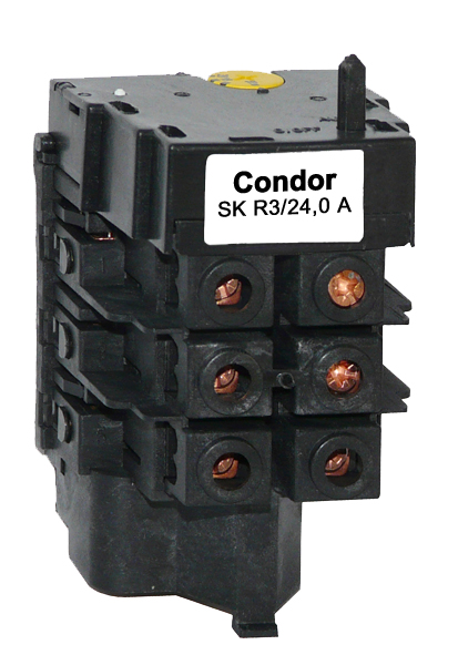 Condor Thermisches 3-poliges Überstromrelais SK R3/24,0 20,00-24,00 A