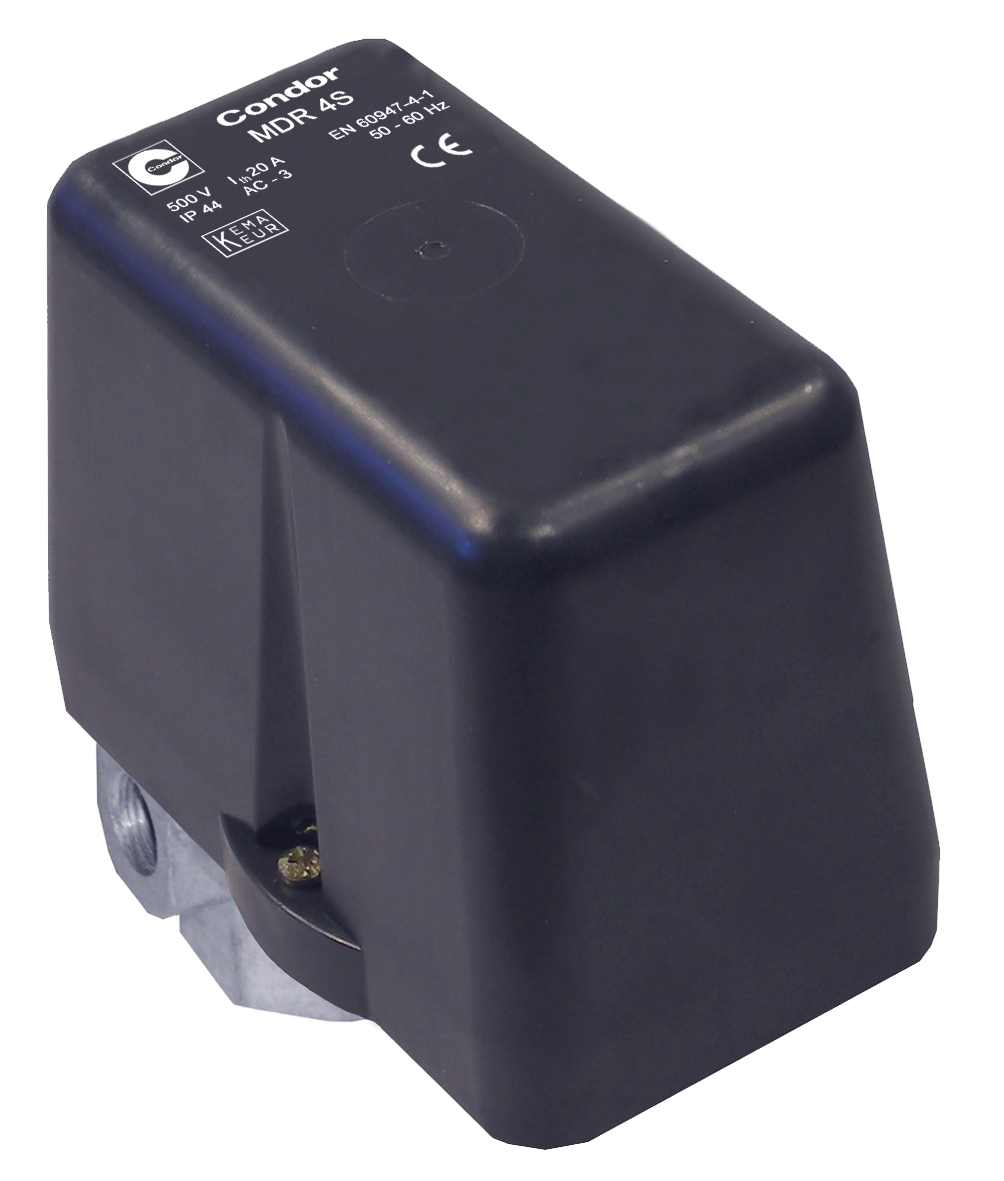 Condor Pressure Switch MDR 4 S/6 1,5-6 bar F4 1/4“ Alu