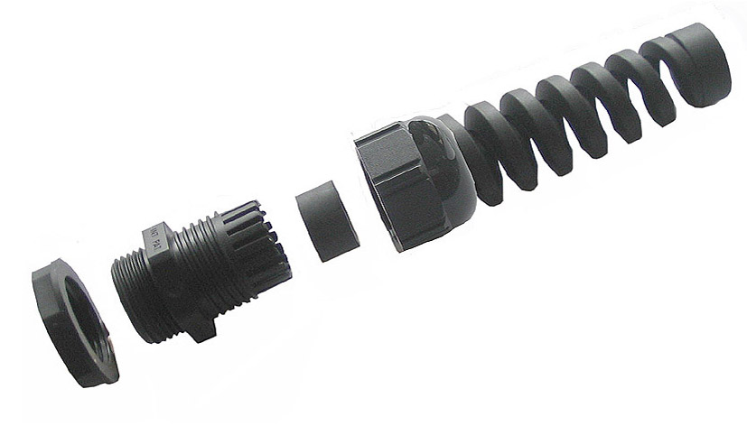 Condor Cable gland PG 13,5 ZK-21 with strain relief and cable support