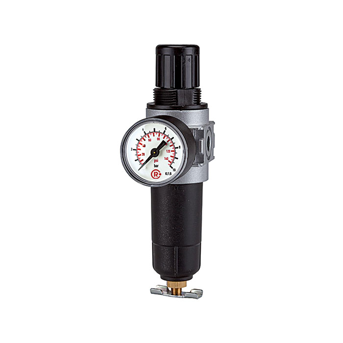 Filter regulator »multifix-mini«, Metal container, G 1/4, 0.5-10