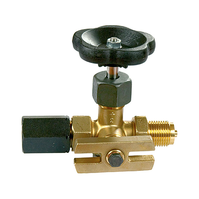 Blocking valve pressure gauge, taps-tension sleeve, brass, G 1/2