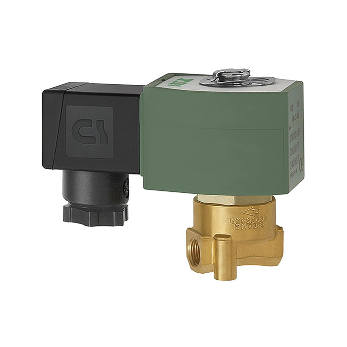 2/2-way solenoid valve, NO, directly operated, 24 V DC, G 1/4