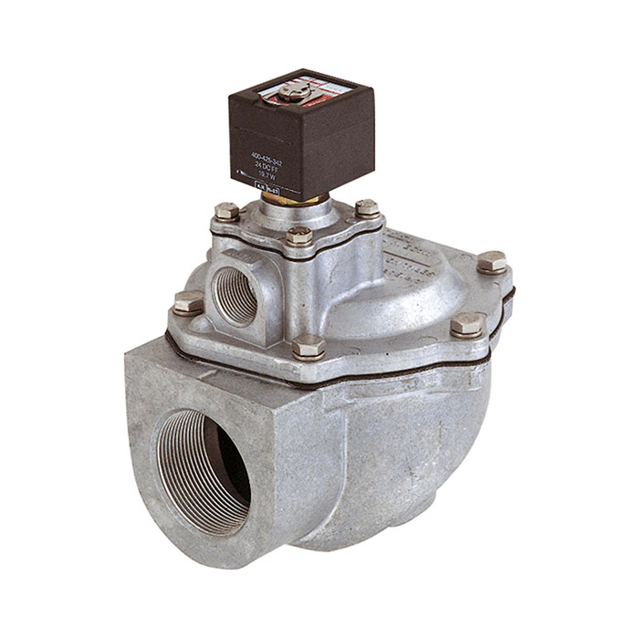 Pulse diaphragm valve, NC, 24 V DC internal pre-control, G 2